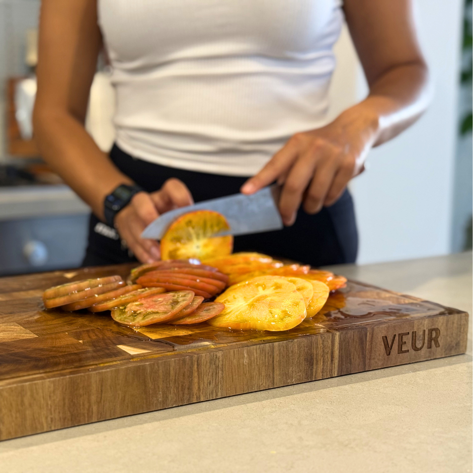 VEUR End-Grain Chopping Board Set