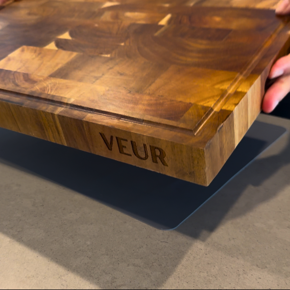 VEUR End-Grain Chopping Board Set