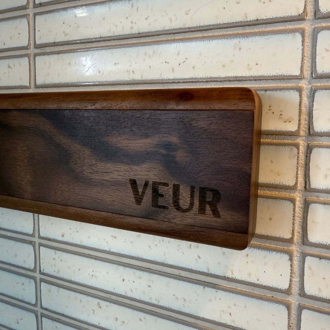 VEUR Black Walnut Magnetic Knife Holder