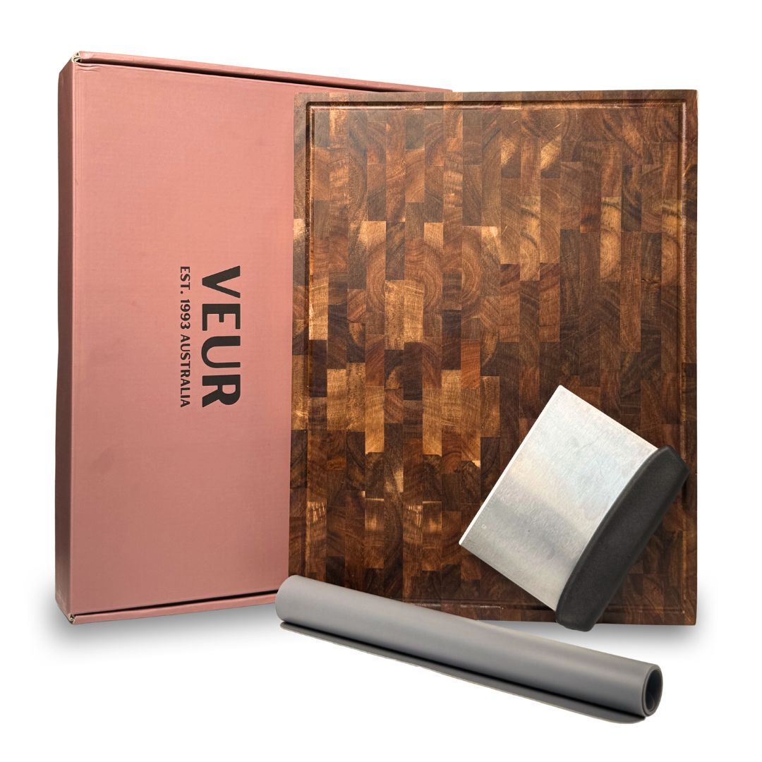 VEUR End-Grain Chopping Board Set