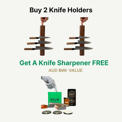 Buy 2 Knife Holders, get a Knife Sharpener free